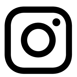 Instagram black and white logo