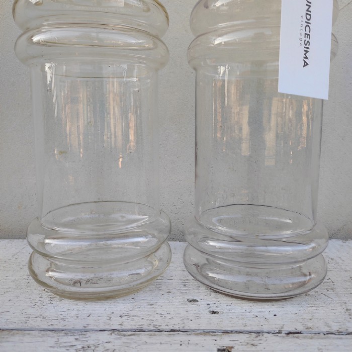 Passa il mouse sull'immagine per ingrandire Immagine dell'articolo Contenitori Contenitore in vetro per caramelle vintage n.365