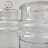 Ingrandisci l'immagine Miniatura dell'articolo Contenitori Contenitore in vetro per caramelle vintage n.365