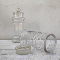 Ingrandisci l'immagine Miniatura dell'articolo Contenitori Contenitore in vetro per caramelle vintage n.365