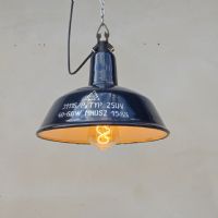 Miniatura dell'articolo Lampada industriale a sospensione vintage EKA Ungheria - Oggetto n.260