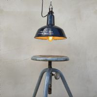 Miniatura dell'articolo Lampada industriale a sospensione vintage EKA Ungheria - Oggetto n.260
