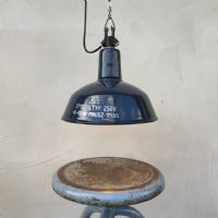 Miniatura dell'articolo Lampada industriale a sospensione vintage EKA Ungheria - Oggetto n.260
