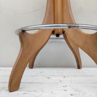 Ingrandisci l'immagine Miniatura dell'articolo Sgabello da laboratorio Sgabello da architetto tecnigrafo vintage n.362