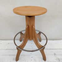 Ingrandisci l'immagine Miniatura dell'articolo Sgabello da laboratorio Sgabello da architetto tecnigrafo vintage n.362