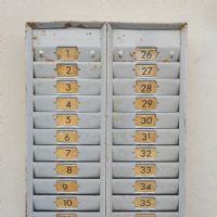 Ingrandisci l'immagine Miniatura dell'articolo Contenitori Casellario portacartellini timbratrice industriale vintage n.397