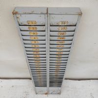 Ingrandisci l'immagine Miniatura dell'articolo Contenitori Casellario portacartellini timbratrice industriale vintage n.397