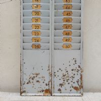 Ingrandisci l'immagine Miniatura dell'articolo Contenitori Casellario portacartellini timbratrice industriale vintage n.397