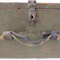 Miniatura dell'articolo Contenitori Cassa da viaggio militare vintage n.412