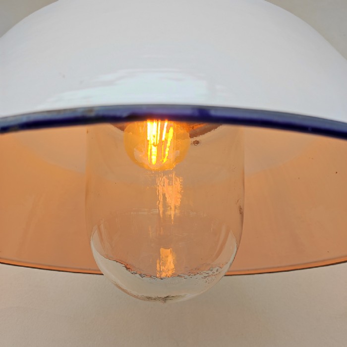 Immagine dell'articolo Lampada industriale a sospensione Lampada industriale vintage Ungherese a sospensione D41 n.433