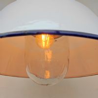 Miniatura dell'articolo Lampada industriale a sospensione Lampada industriale vintage Ungherese a sospensione D41 n.433