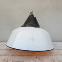 Miniatura dell'articolo Lampada industriale a sospensione Lampada industriale vintage Ungherese a sospensione D41 n.433