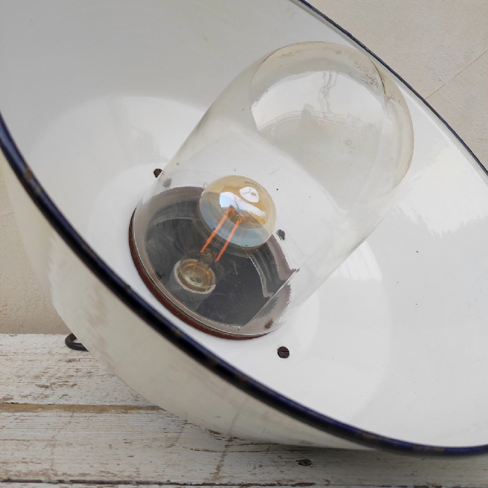 Immagine dell'articolo Lampada industriale a sospensione Lampada industriale vintage Ungherese a sospensione D41 n.433