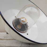 Miniatura dell'articolo Lampada industriale a sospensione Lampada industriale vintage Ungherese a sospensione D41 n.433