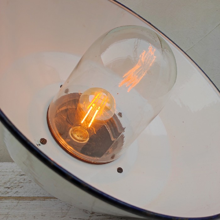 Immagine dell'articolo Lampada industriale a sospensione Lampada industriale vintage Ungherese a sospensione D41 n.433