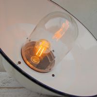 Miniatura dell'articolo Lampada industriale a sospensione Lampada industriale vintage Ungherese a sospensione D41 n.433