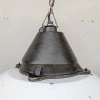 Miniatura dell'articolo Lampada industriale a sospensione Lampada industriale vintage Ungherese a sospensione D41 n.433