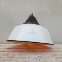 Miniatura dell'articolo Lampada industriale a sospensione Lampada industriale vintage Ungherese a sospensione D41 n.433
