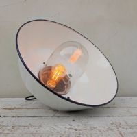 Miniatura dell'articolo Lampada industriale a sospensione Lampada industriale vintage Ungherese a sospensione D41 n.433