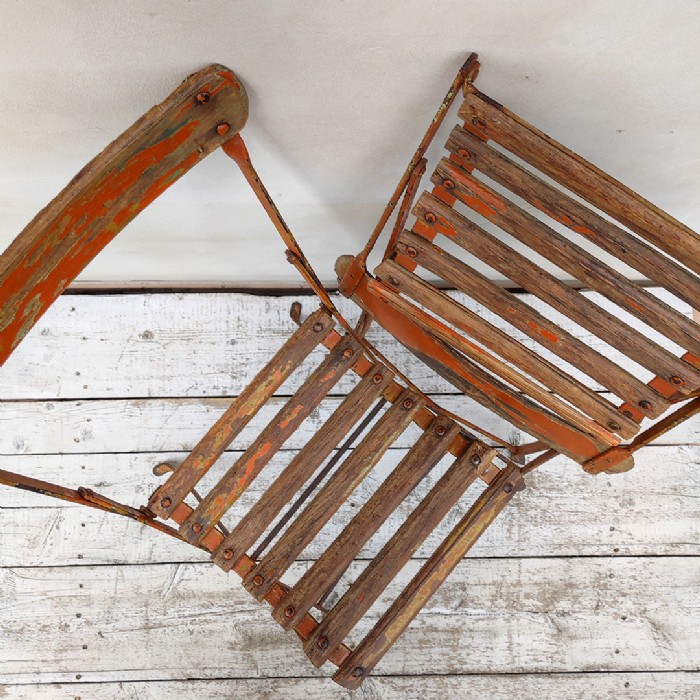 Immagine dell'articolo Sedie Sedie pieghevoli da bistrot vintage n.468