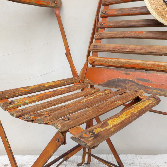Immagine dell'articolo Sedie Sedie pieghevoli da bistrot vintage n.468