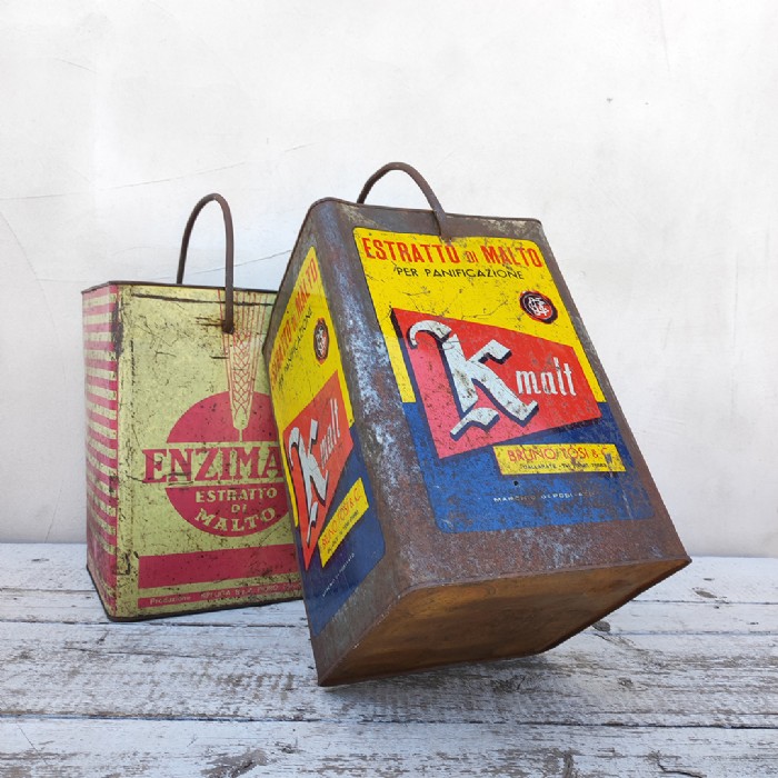 Miniatura dell'articolo Contenitori dell'estratto di malto vintage - Oggetto n.296