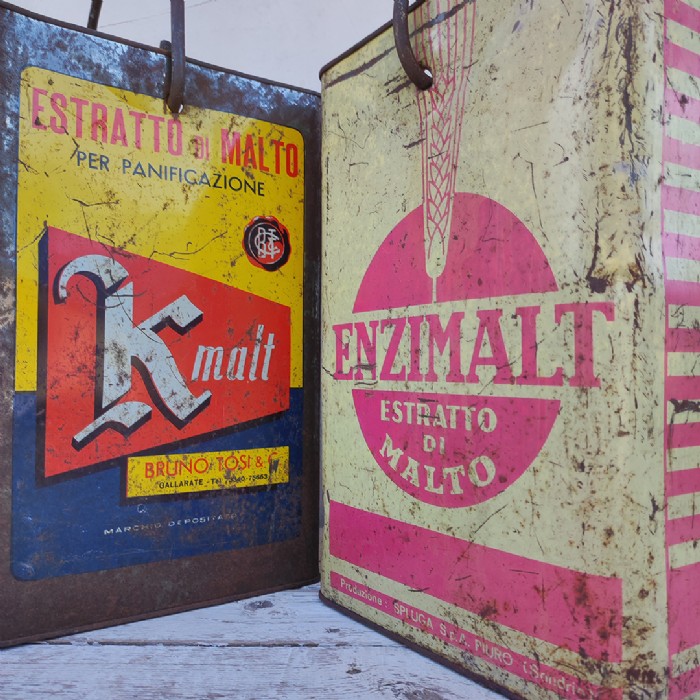 Miniatura dell'articolo Contenitori dell'estratto di malto vintage - Oggetto n.296