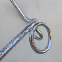 Ingrandisci l'immagine Miniatura dell'articolo Appendiabiti da parete Appendiabiti da parete con cappelliera cromato vintage n.327
