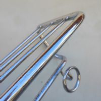 Ingrandisci l'immagine Miniatura dell'articolo Appendiabiti da parete Appendiabiti da parete con cappelliera cromato vintage n.327
