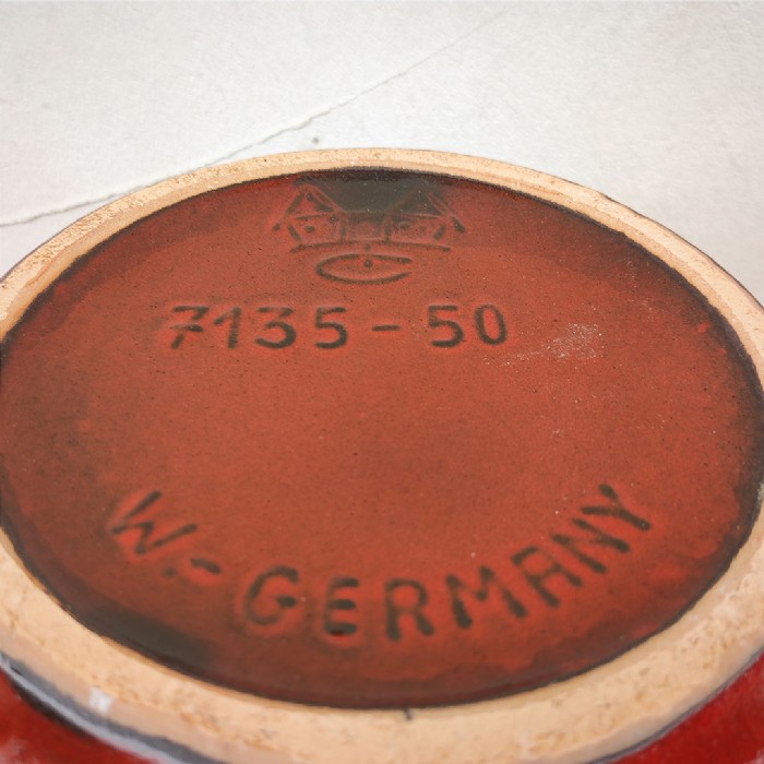 Miniatura dell'articolo Vaso Fat lava West Germany vintage - Oggetto n.144