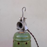 Ingrandisci l'immagine Miniatura dell'articolo Lampada industriale a sospensione Lampade (2) industriali a sospensione francesi vintage D41 n.366