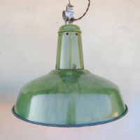 Ingrandisci l'immagine Miniatura dell'articolo Lampada industriale a sospensione Lampade (2) industriali a sospensione francesi vintage D41 n.366