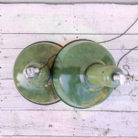 Ingrandisci l'immagine Miniatura dell'articolo Lampada industriale a sospensione Lampade (2) industriali a sospensione francesi vintage D41 n.366