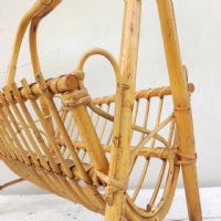 Ingrandisci l'immagine Miniatura dell'articolo Contenitori Portariviste midcentury in bamboo vintage n.383