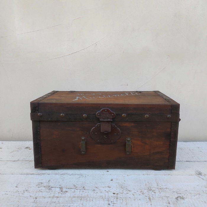 Immagine dell'articolo Contenitori Cassa da viaggio militare vintage n.413