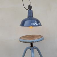 Miniatura dell'articolo Lampada industriale a sospensione vintage EKA Ungheria - Oggetto n.261