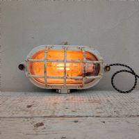 Lampada industriale da parete bunker vintage n°NaN di colore Bianco