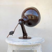 Lampada da scrivania industriale laboratorio Zeiss vintage - miniatura 3