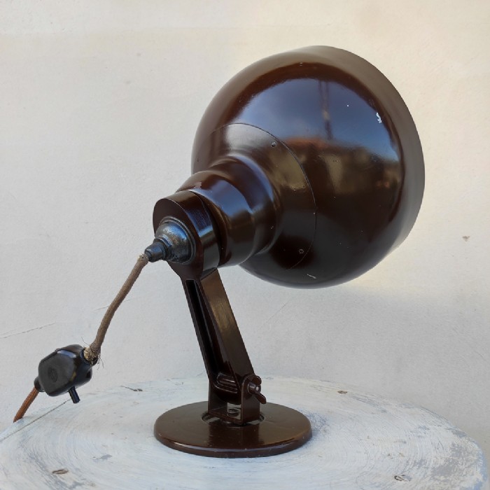 Lampada da scrivania industriale laboratorio Zeiss vintage - foto 4