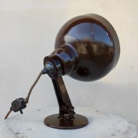 Lampada da scrivania industriale laboratorio Zeiss vintage - miniatura 4