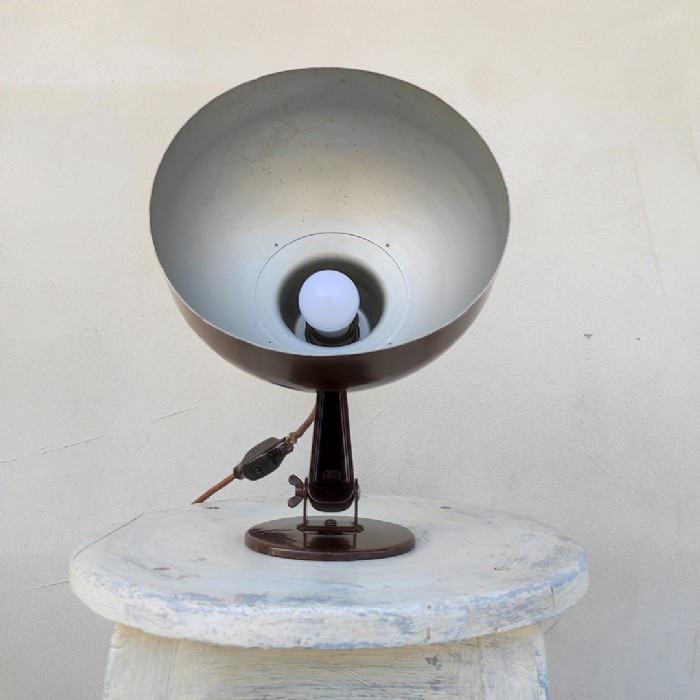 Lampada da scrivania industriale laboratorio Zeiss vintage - foto 6
