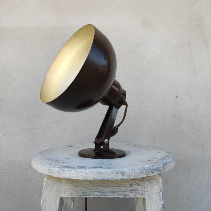 Lampada da scrivania industriale laboratorio Zeiss vintage - foto 9