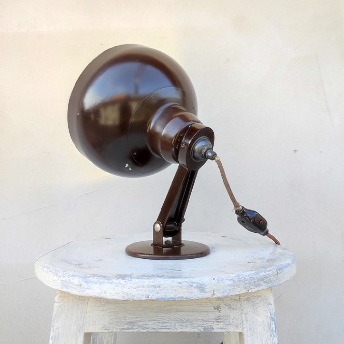 Lampada da scrivania industriale laboratorio Zeiss vintage - foto 7