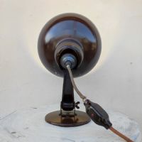 Lampada da scrivania industriale laboratorio Zeiss vintage - miniatura 11