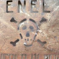 Miniatura dell'articolo Cartello segnaletico ENEL vintage - Oggetto n.92