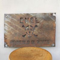 Miniatura dell'articolo Cartello segnaletico ENEL vintage - Oggetto n.92