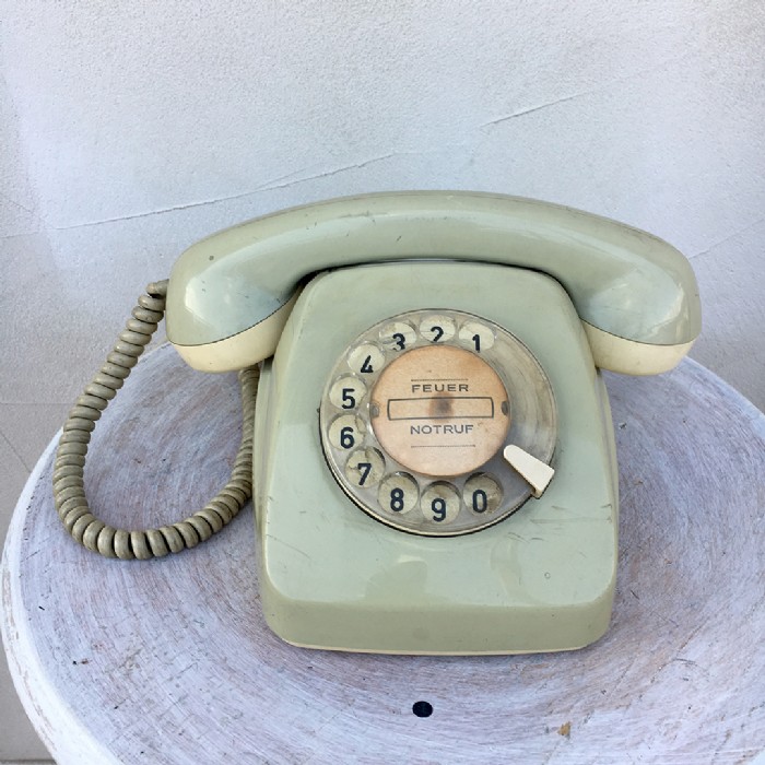 Miniatura dell'articolo Telefono a rotella tedesco Vintage - Oggetto n.145
