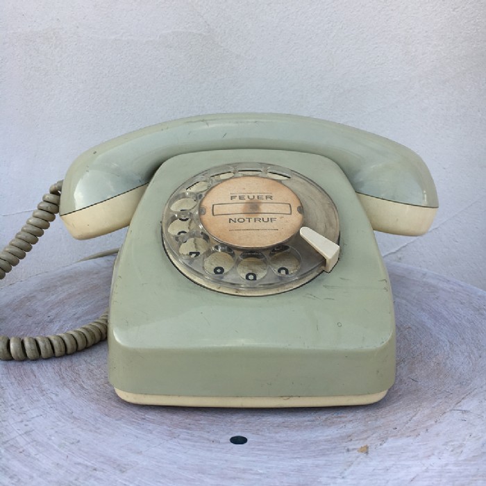 Miniatura dell'articolo Telefono a rotella tedesco Vintage - Oggetto n.145