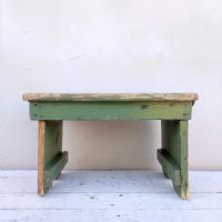 Ingrandisci l'immagine Miniatura dell'articolo Sgabello industriale Sgabello industriale in legno vintage n.367