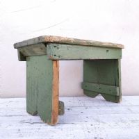 Ingrandisci l'immagine Miniatura dell'articolo Sgabello industriale Sgabello industriale in legno vintage n.367